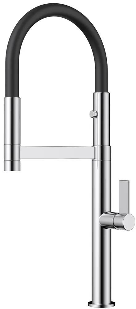 Фото товара: Omoikiri Osaka С-BL смеситель, хром/черный