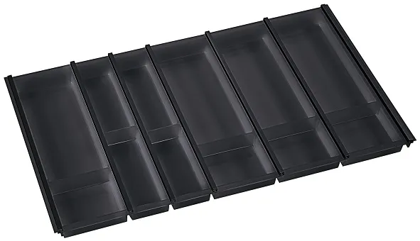 Фото товара: Ninka Cuisio Aqua 900, Legrabox Blum, лоток для столовых приборов, черный