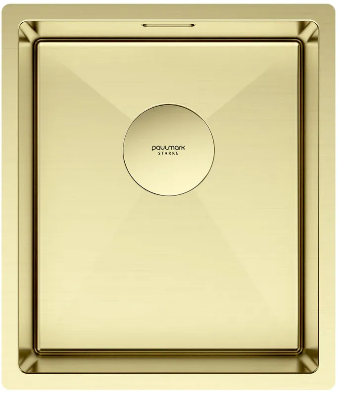 Детальное фото товара: Paulmark NEXT 38 UNI, мойка, нержавеющая сталь, светлое золото