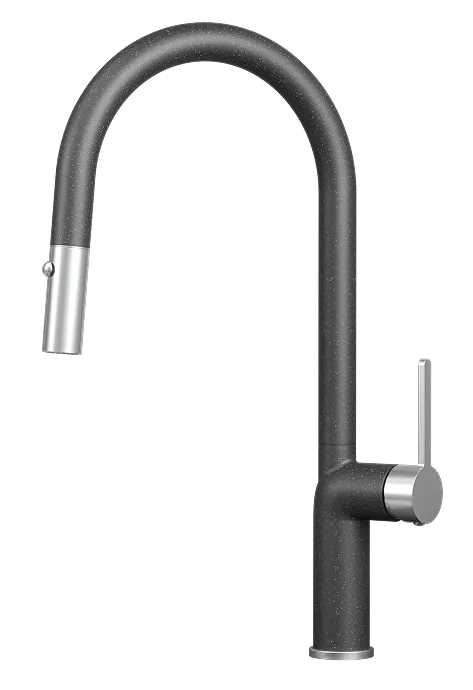 Фото товара: GRANULA 9010 смеситель, гранит, черный