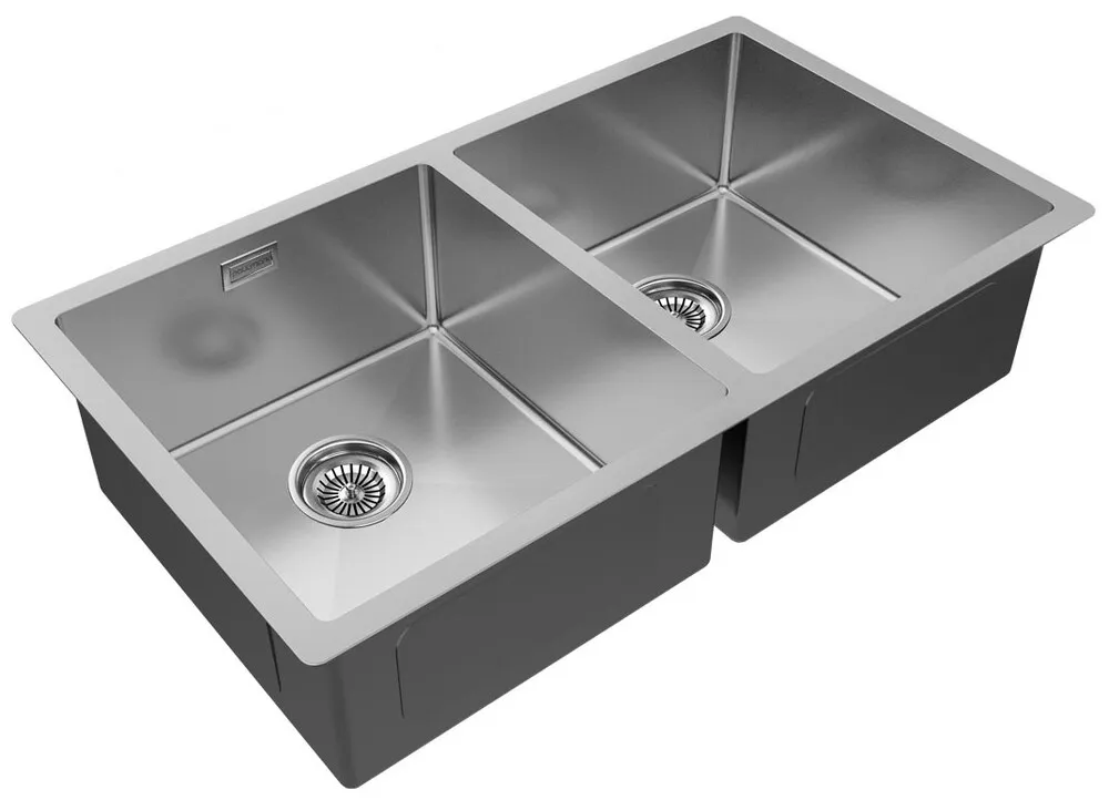 Детальное фото товара: Paulmark GERBERG 78/2 UNI, мойка, нержавеющая сталь брашированная