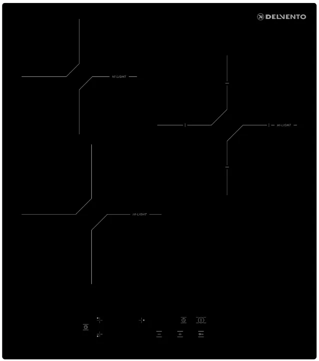 Фото товара: Delvento V45D29S121 стеклокерамическая поверхность