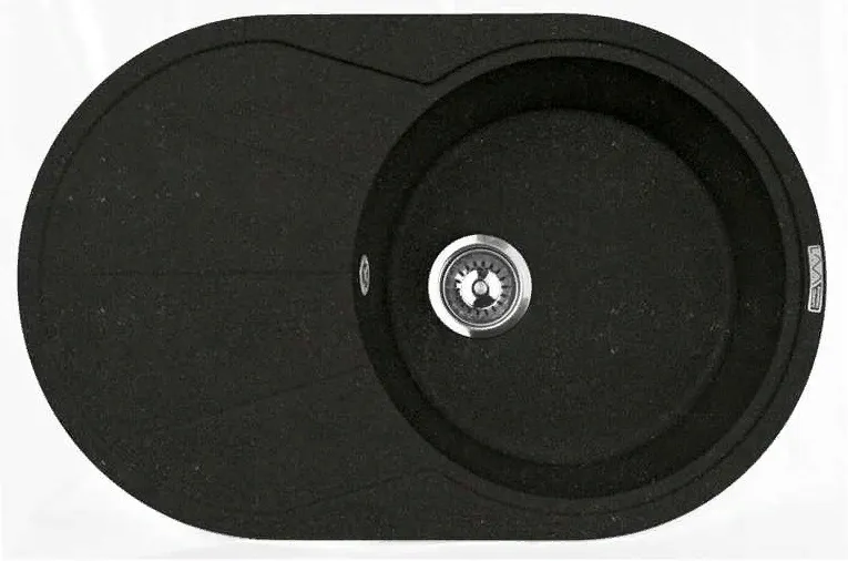 Фото товара: LAVA E.3 LAVA, мойка, гранит, черный металлик