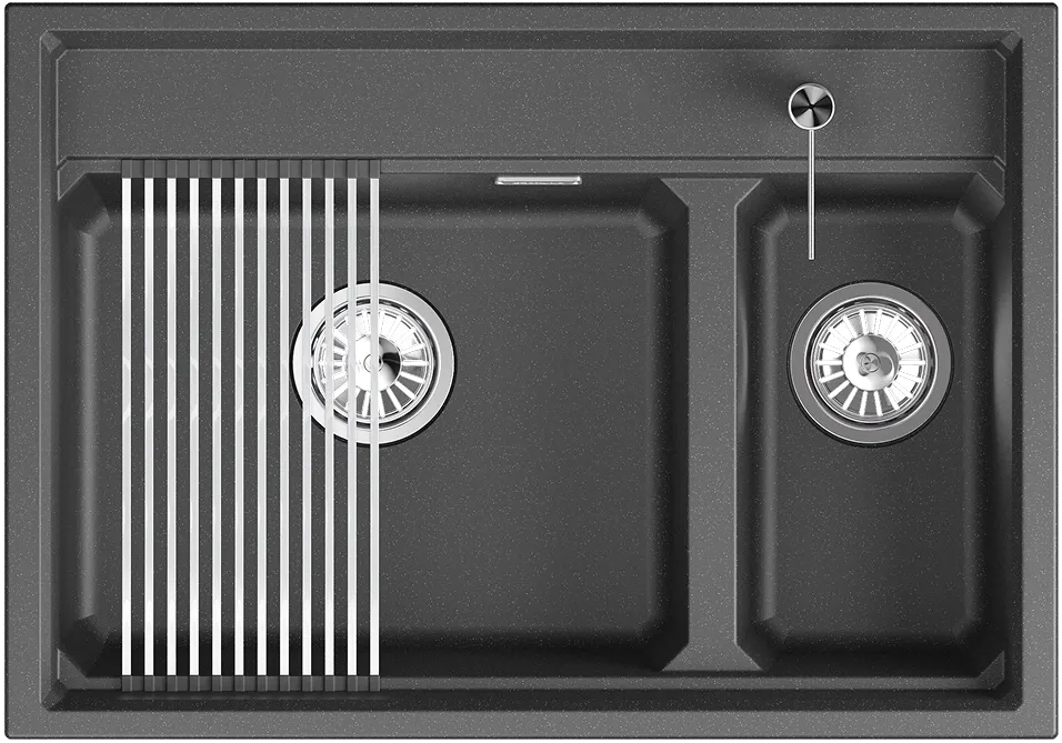 Фото товара: GRANULA 7302i мойка, гранит, шварц