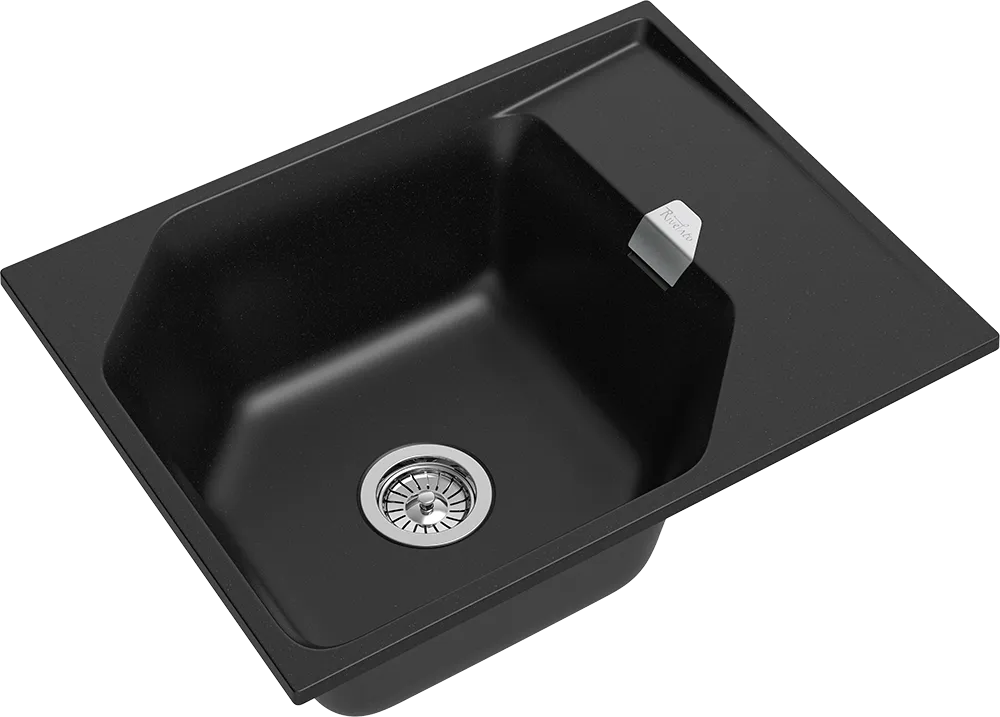 Детальное фото товара: Rivelato LOCUS LS-65 nero, мойка, гранит, черный