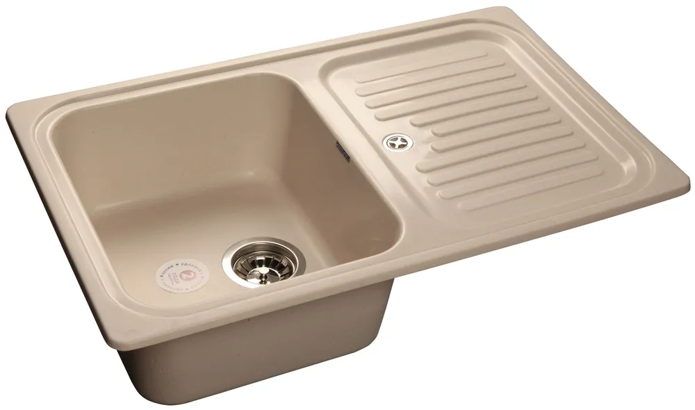 Детальное фото товара: GranFest STANDART GF-S-780 L, мойка, мрамор, белый