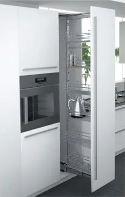 Детальное фото товара: Sige Frontfix-M колонна выдвижная 5 корзин с дном из МДФ для высокого шкафа шириной 450 мм