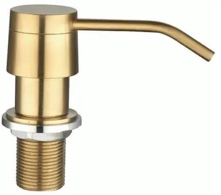 Детальное фото товара: Seaman SSA-011-GS (Gold Satin, PVD, satin), дозатор для жидкого мыла, золото сатин