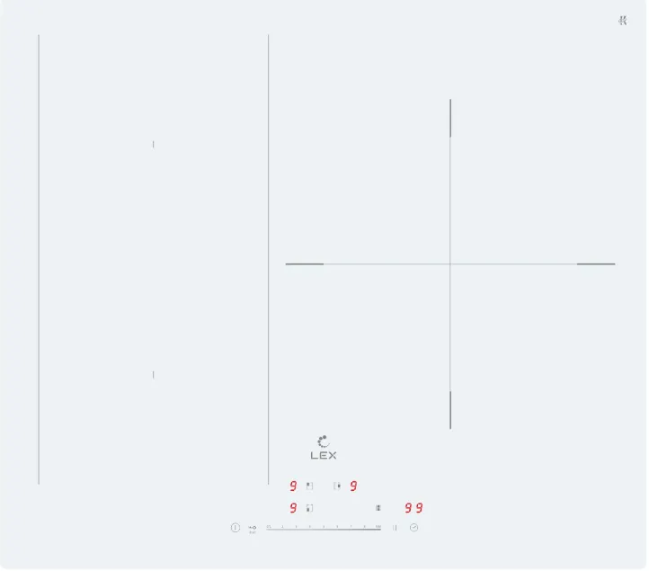 Фото товара: LEX EVI 631A WH индукционная поверхность