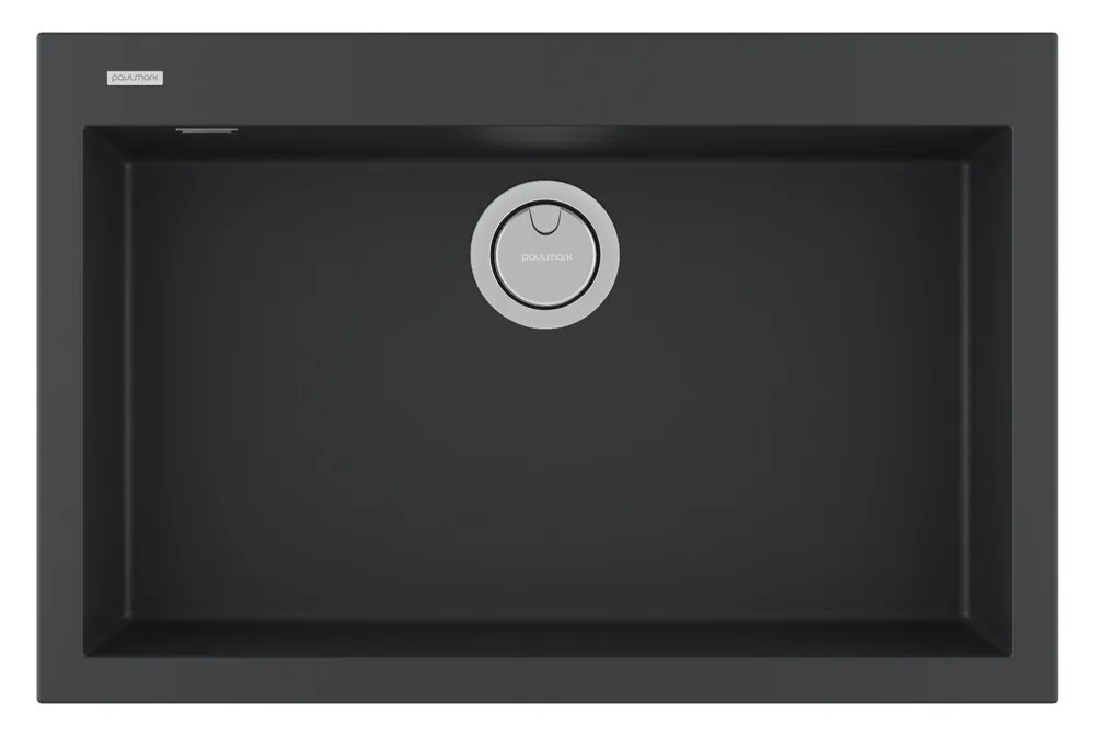 Фото товара: Paulmark DECORATION 76, мойка, гранит, антрацит