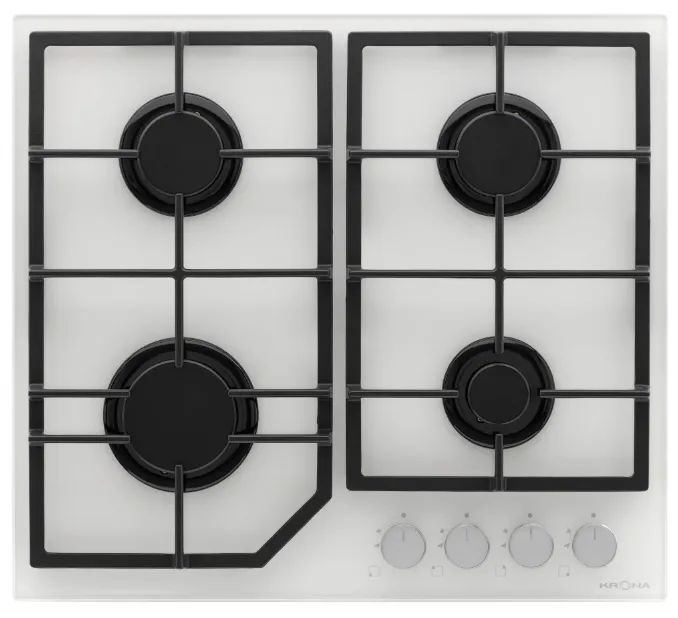 Фото товара: Krona NEBEL 60 WH газовая поверхность