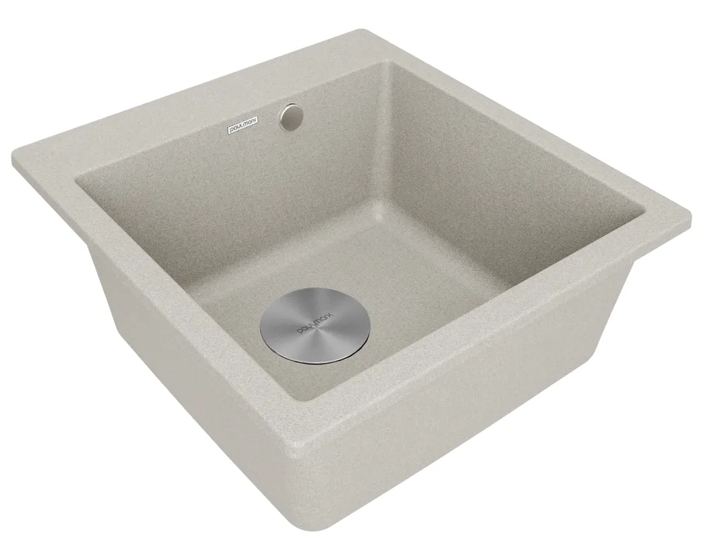 Детальное фото товара: Paulmark KANTE 50, мойка, гранит, серый