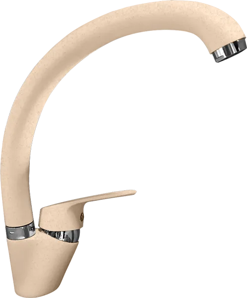 Фото товара: GranFest 3323, смеситель, мрамор, песочный