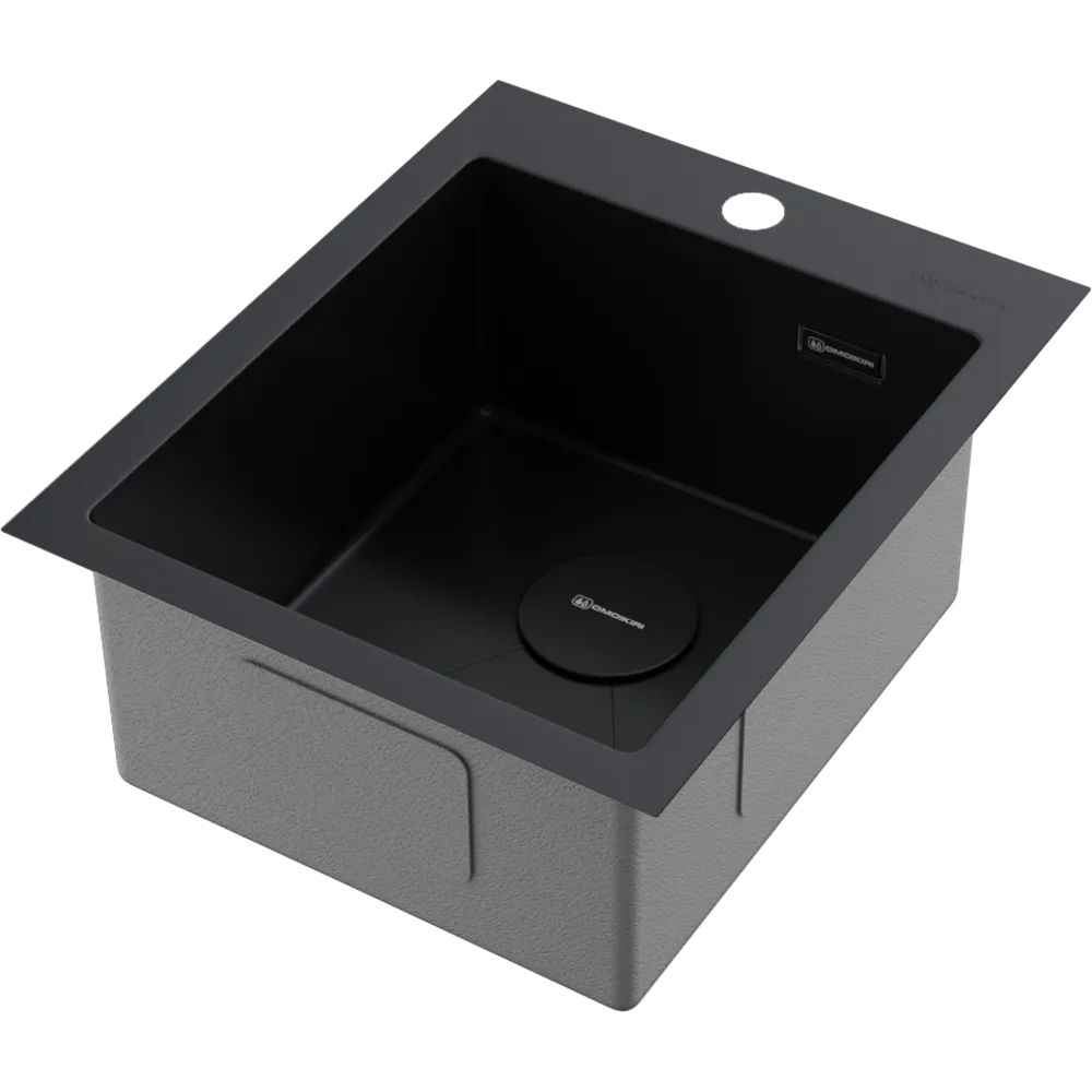 Детальное фото товара: Omoikiri Akisame 41-GB, мойка, нержавеющая сталь/графит