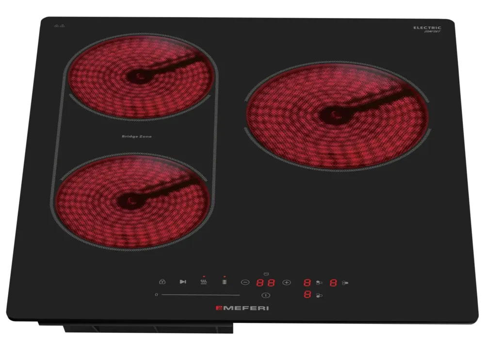 Детальное фото товара: MEFERI MEH453BK COMFORT стеклокерамическая поверхность