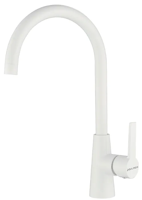 Фото товара: Paulmark HOLSTEIN, смеситель, белый матовый