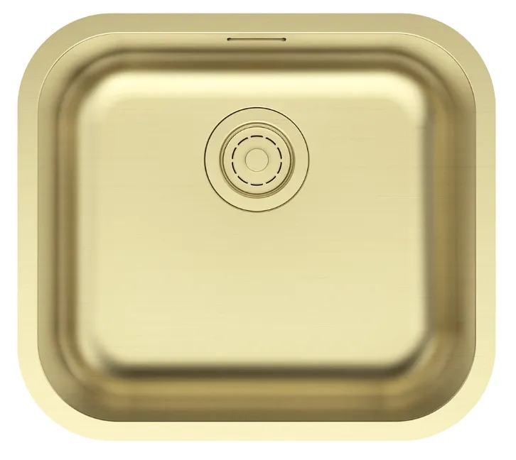Фото товара: Paulmark VELLO 48 UNI, мойка, нержавеющая сталь, светлое золото
