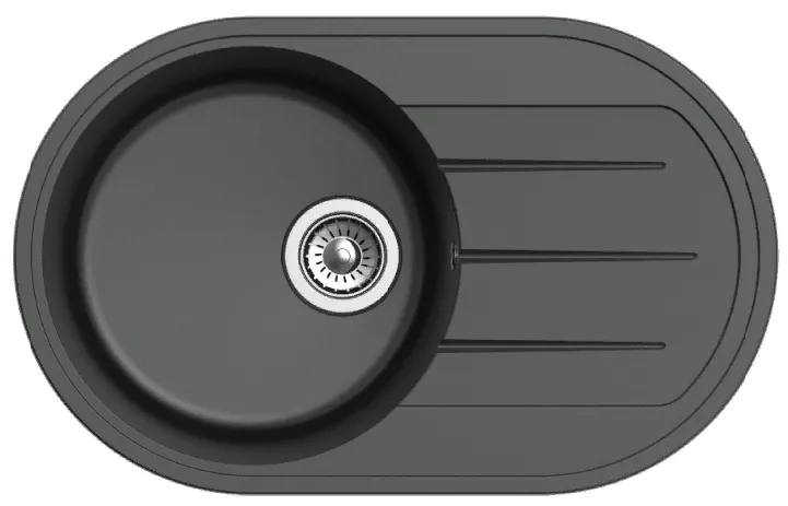Фото товара: Ewigstein Elegant E- R50F, мойка, гранит антрацит