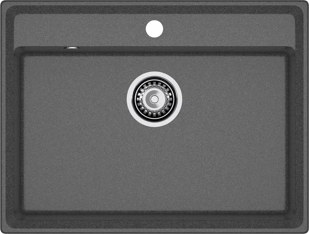Детальное фото товара: GranFest LEVEL GF-LV-660, мойка, мрамор, графит