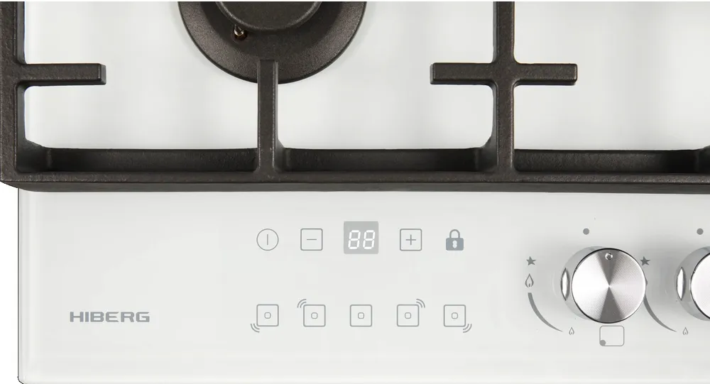 Детальное фото товара: HIBERG VM 7155 W газовая поверхность