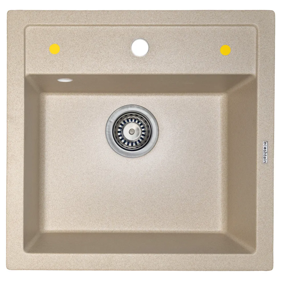 Фото товара: Ecoshtein PLATZ 515, мойка, гранит, бежевый