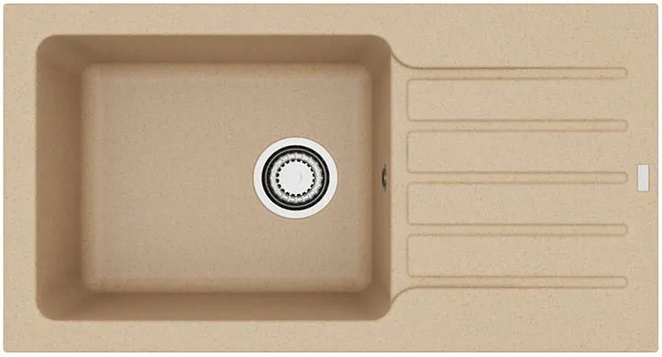 Фото товара: ALVEUS GRANITAL NIAGARA 90 G55 BEIGE, мойка, гранит, бежевый (с сифоном 1130548)