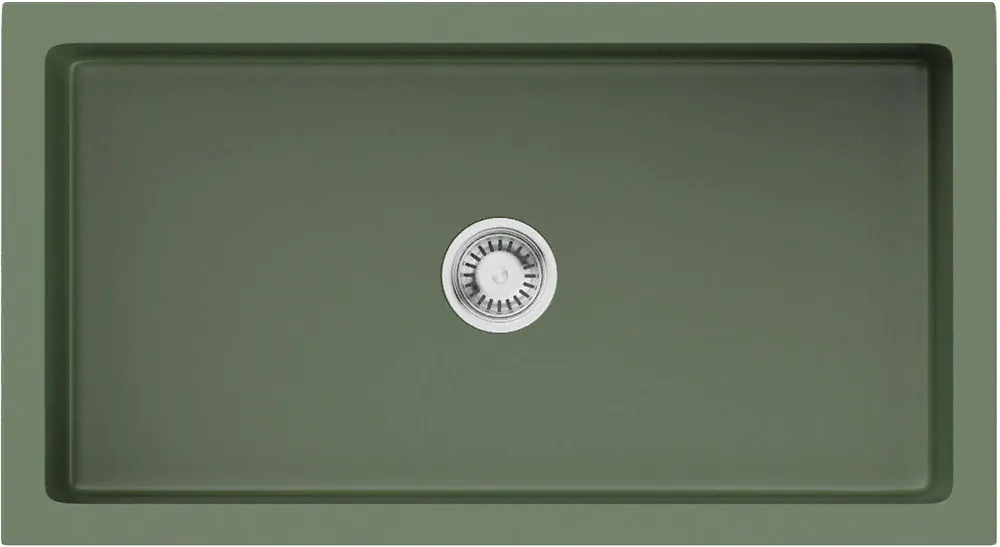 Детальное фото товара: Omoikiri Mikura 83-OL, мойка, керамика, olive