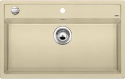 Фото товара: Blanco Dalago 8, мойка, гранит, шампань с клапаном-автоматом