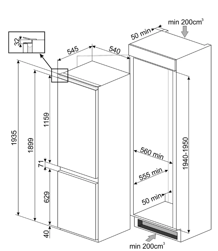 Схема встраивания