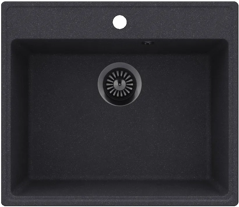 Детальное фото товара: Maunfeld Perla 580 MFQS-580DGR, мойка, гранит, темно-серый