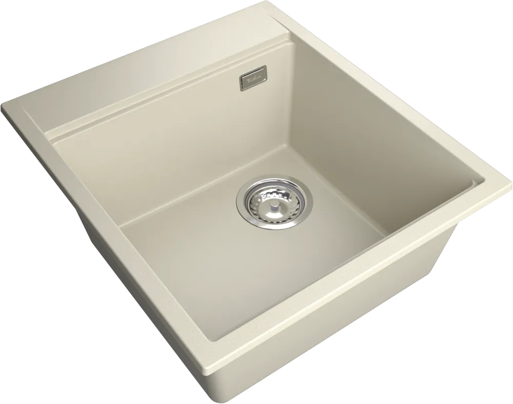 Детальное фото товара: Rivelato TESORO TR-455-R beige scuro, мойка, гранит, тёмно-бежевый