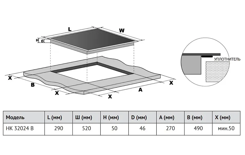 Схема встраивания
