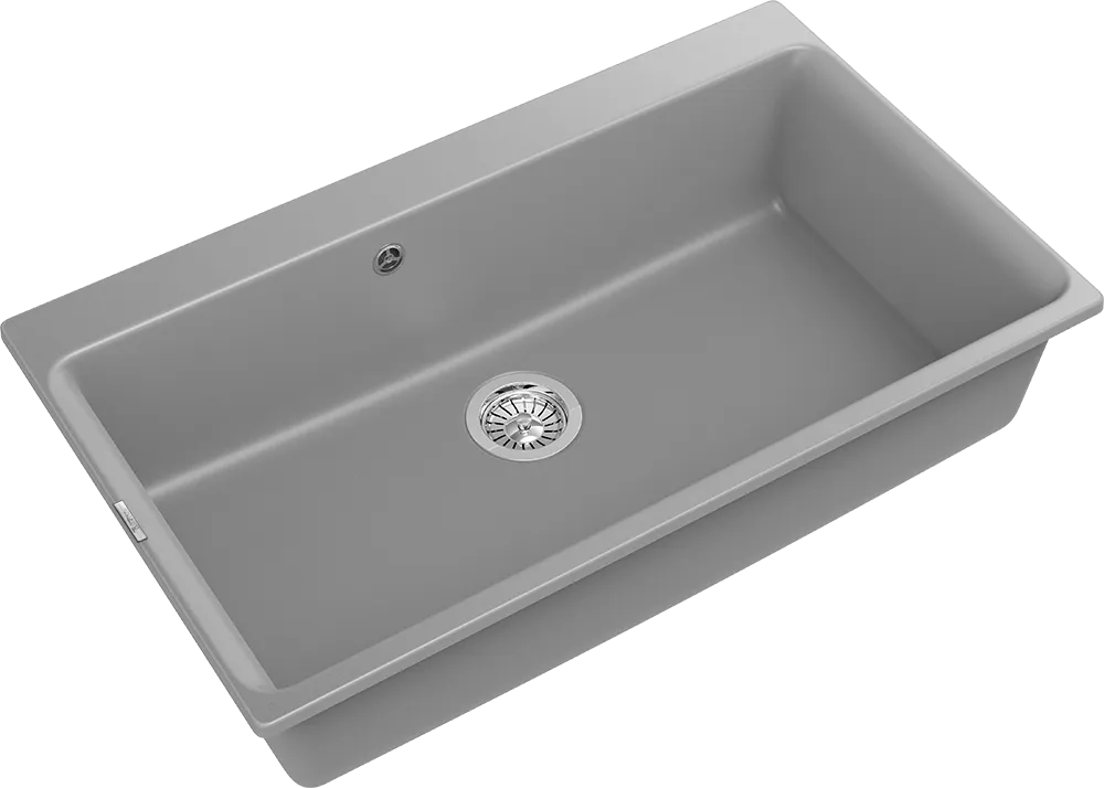 Детальное фото товара: Rivelato AXEL Х-90 grigio metallizzato, мойка, гранит, серый металлик