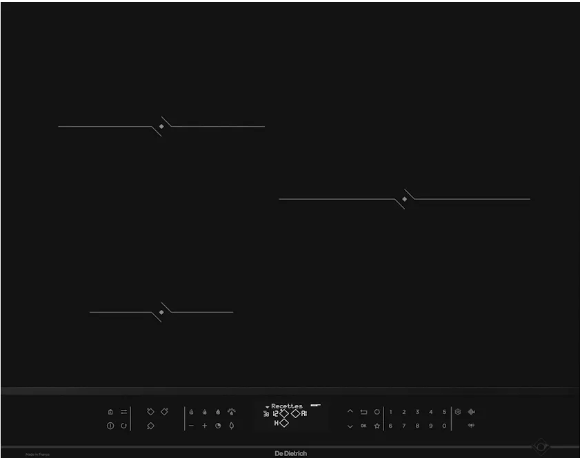 Фото товара: De Dietrich DPI4320BT индукционная поверхность