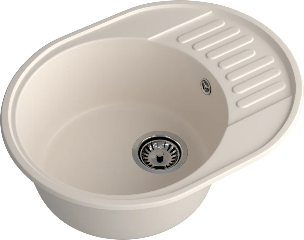 Детальное фото товара: ЭкоМ 6148, мойка, гранит, белый