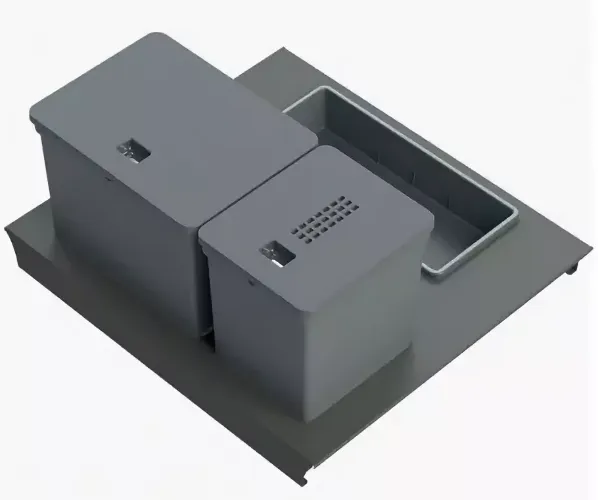 Фото товара: Tecnoinox система Kit da cassetto mini 60 B45 c/vaschetta, 1х6л, 1х10л, 1 лоток