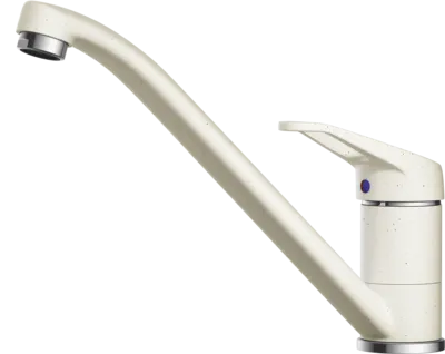 Фото товара: Omoikiri Kado-WH, смеситель, гранит, белый