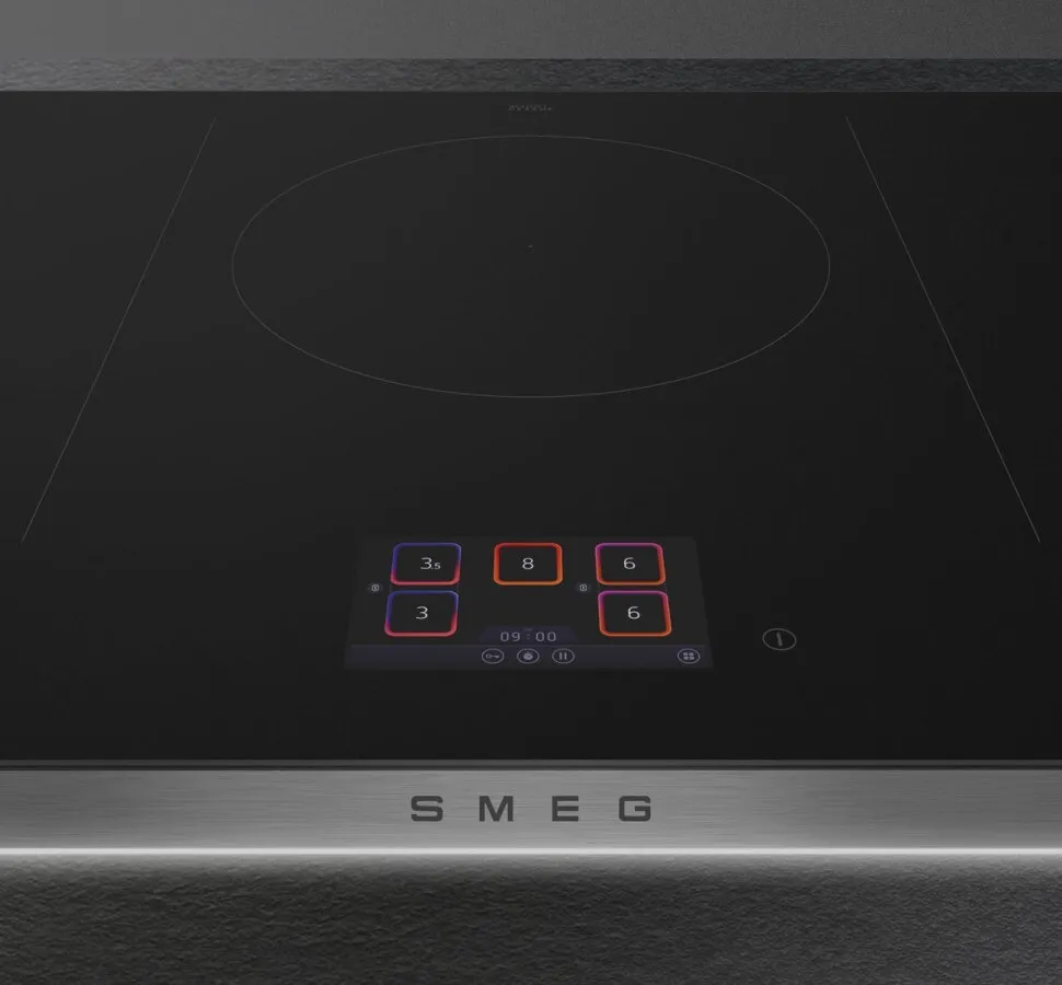 Детальное фото товара: Smeg SISL7955X индукционная поверхность