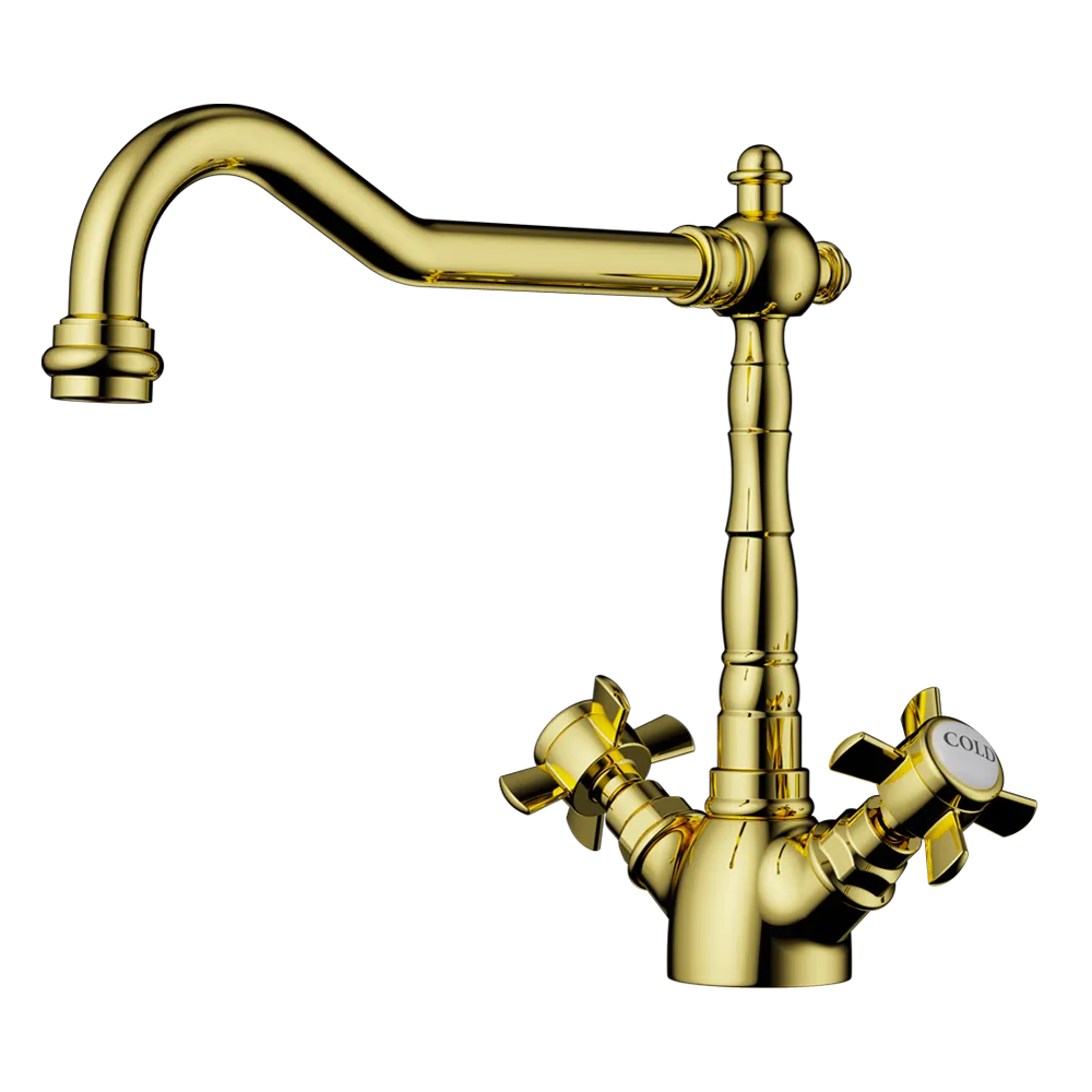 Фото товара: Omoikiri Tokigawa-G, смеситель, золото