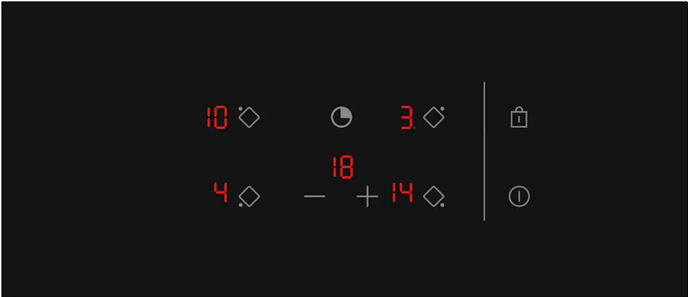 Детальное фото товара: De Dietrich DPV4601B стеклокерамическая поверхность