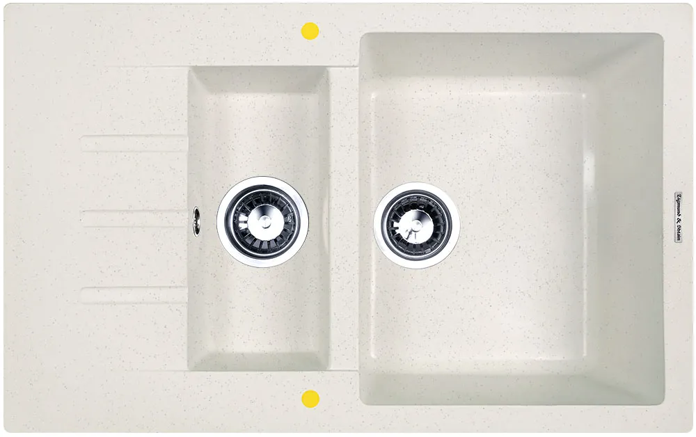 Фото товара: Zigmund & Shtain RECHTECK 775.2, мойка, каменная соль 