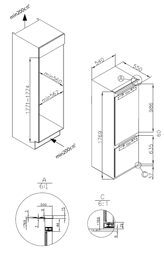 Схема встраивания