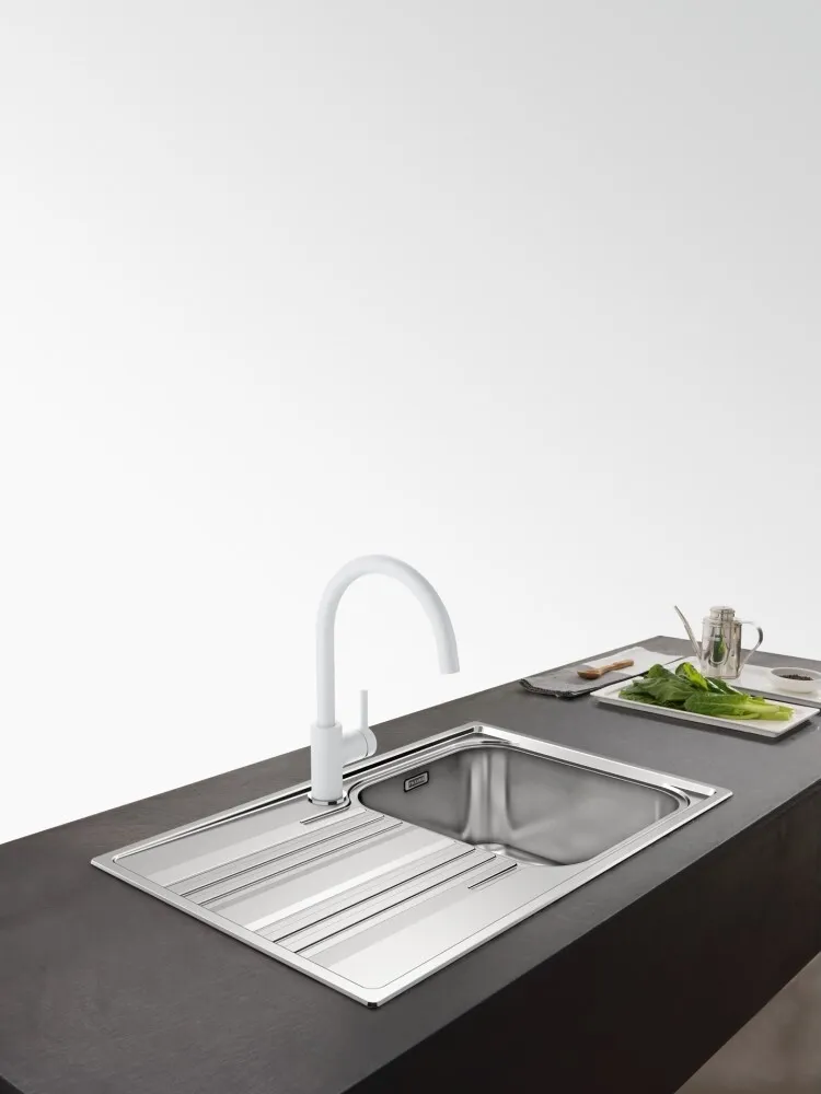 Детальное фото товара: Franke Lina XL, смеситель, гранит, белый