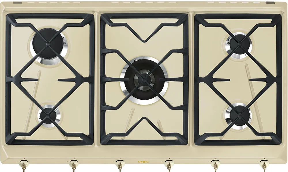 Фото товара: Smeg SRV896POGH газовая поверхность