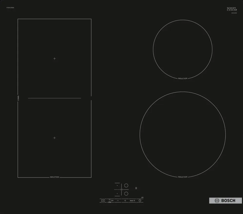 Фото товара: Bosch PVS61RBB5E индукционная поверхность