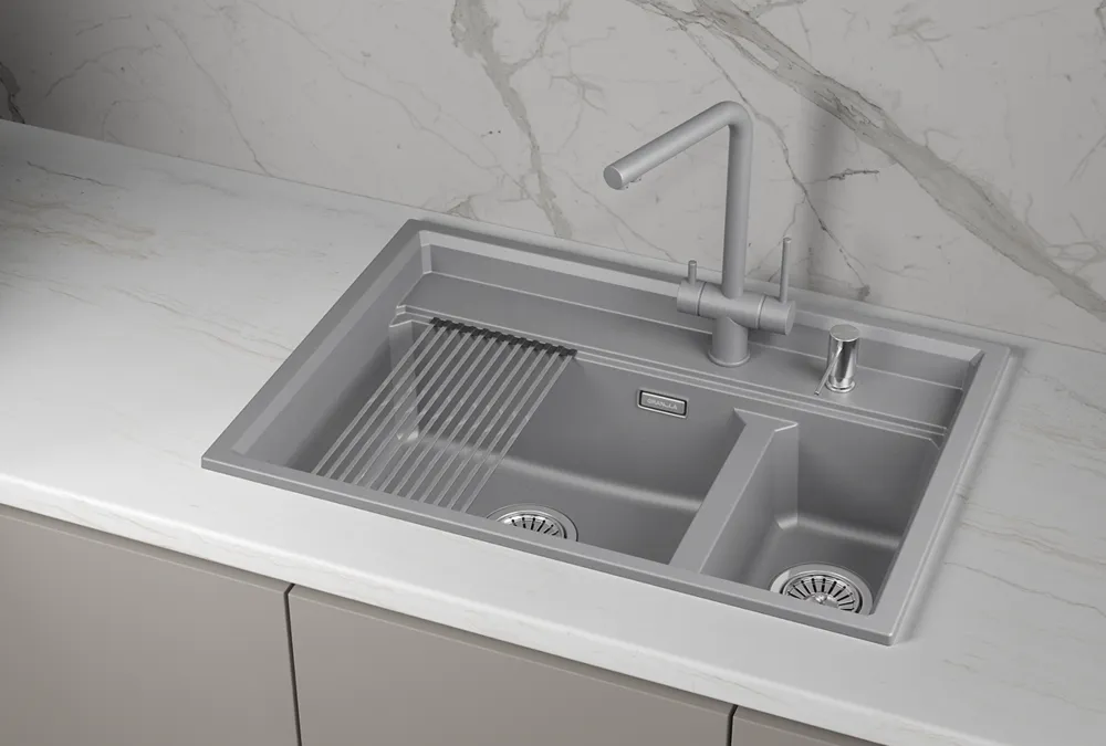 Детальное фото товара: GRANULA 7302i мойка, гранит, алюминиум