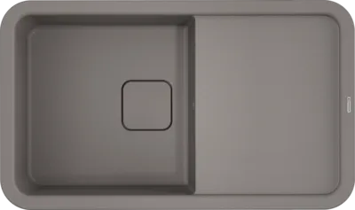 Фото товара: Omoikiri Tasogare 86-GR, мойка, гранит, leningrad grey