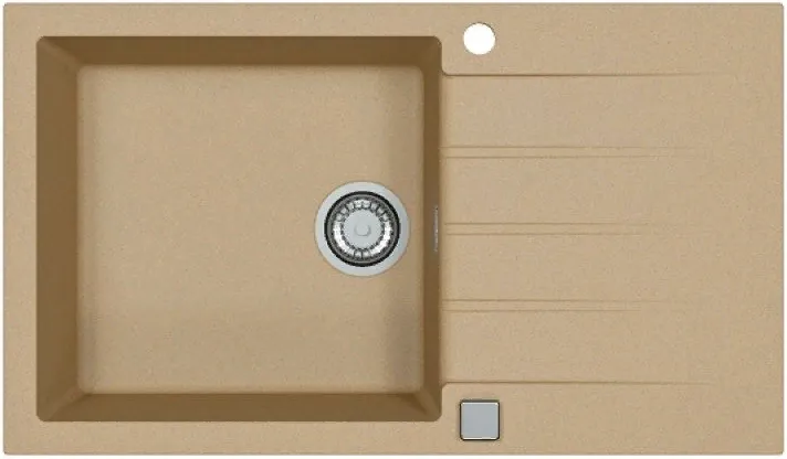Детальное фото товара: ALVEUS GRANITAL CADIT 40 BEIGE - G55, мойка, гранит, бежевый (в комплекте с сифоном 1132823)