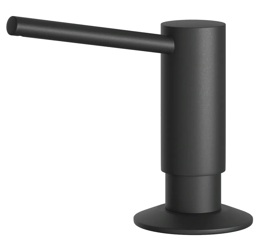 Детальное фото товара: Omoikiri OM-02-P-BL, дозатор для моющего средства, черный