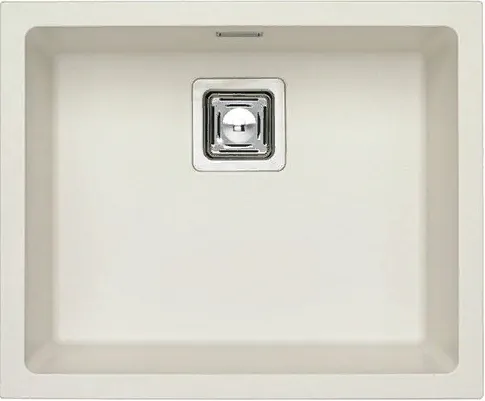 Детальное фото товара: ALVEUS QUADRIX 50 GRANITAL+ ARCTIC-G11M, мойка, гранит, белый (в комплекте с сифоном 1133398)